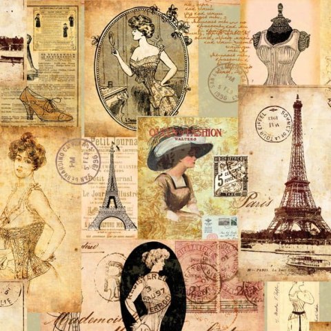 Serwetka nr. 2089 Madame a Paris [25x25]