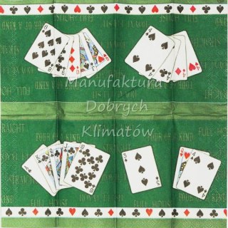 Serwetka nr. 2094 Full house [21x21]