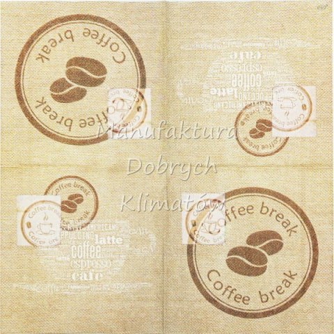Serwetka nr. 2102 Coffee break [25x25]