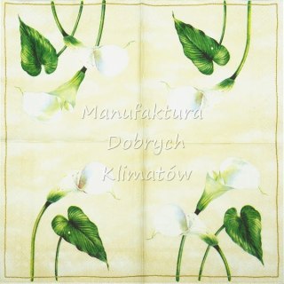 Serwetka nr. 2104 Arum lily [33x33]