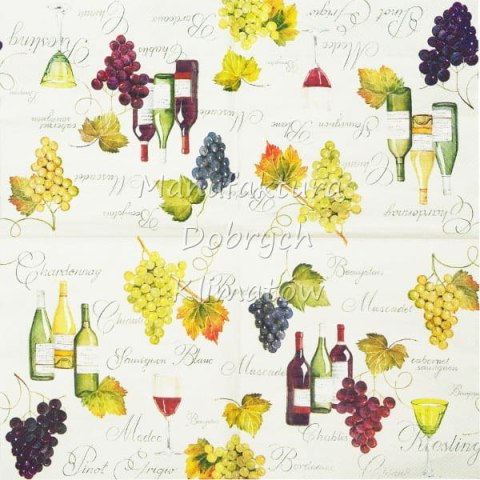 Serwetka nr. 2119 Choice wine [33x33]