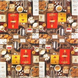 Serwetka nr. 2129 Cafe collage [33x33]