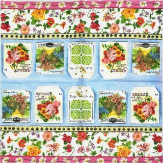Serwetka nr. 2309 Blooming garden [33x33]