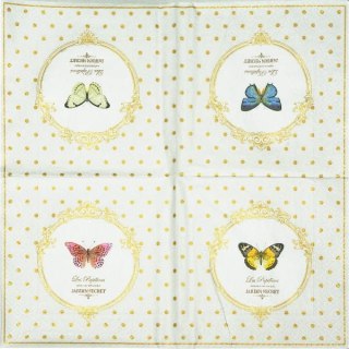 Serwetka nr. 2338 Dots&Butterfly [33x33]