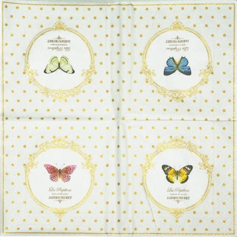 Serwetka nr. 2338 Dots&Butterfly [33x33]