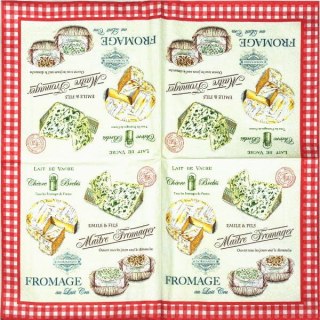 Serwetka nr. 2339 Maitre fromager [33x33]