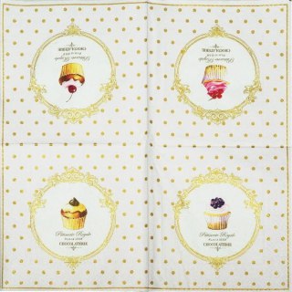 Serwetka nr. 2344 Dots&Cupcakes [33x33]