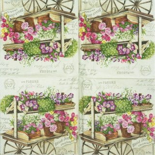Serwetka nr. 2347 Les fleurs [33x33]