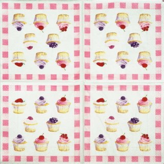 Serwetka nr. 2348 Cupcakes [33x33]