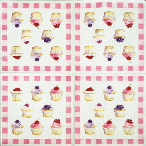Serwetka nr. 2348 Cupcakes [33x33]
