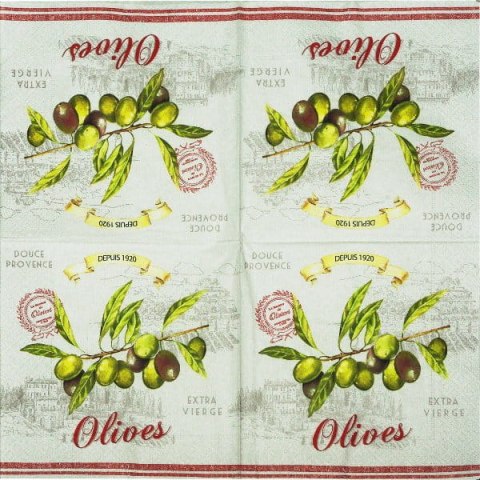 Serwetka nr. 2355 Olives [33x33]