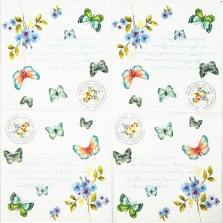 Serwetka nr. 2363 Spring butterfly [33x33]