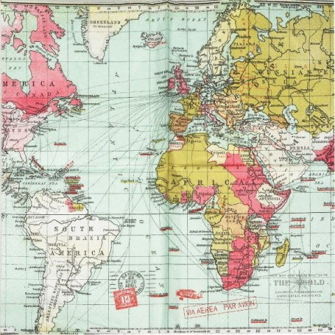 Serwetka nr. 2379 Maps [33x33]
