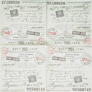 Serwetka nr. 2380 Writings [33x33]