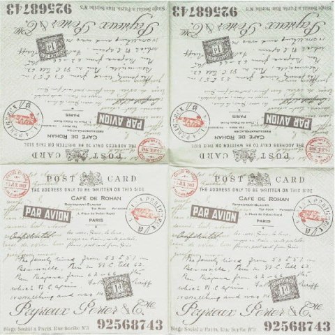 Serwetka nr. 2380 Writings [33x33]