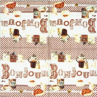 Serwetka nr. 2381 Bonjour [33x33]