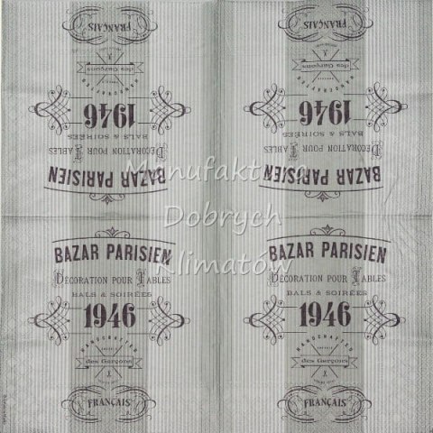 Serwetka nr. 2437 Bazar parisien [33x33]