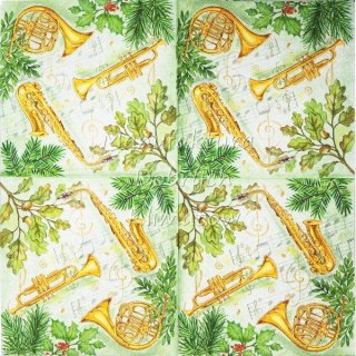 Serwetka nr. 2465 Christmas music [33x33]
