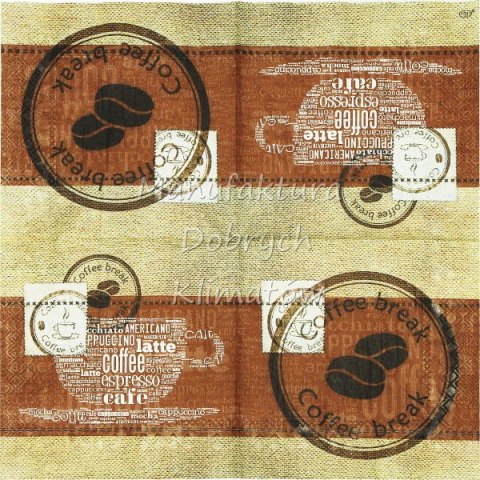 Serwetka nr. 2472 Coffee break [33x33]