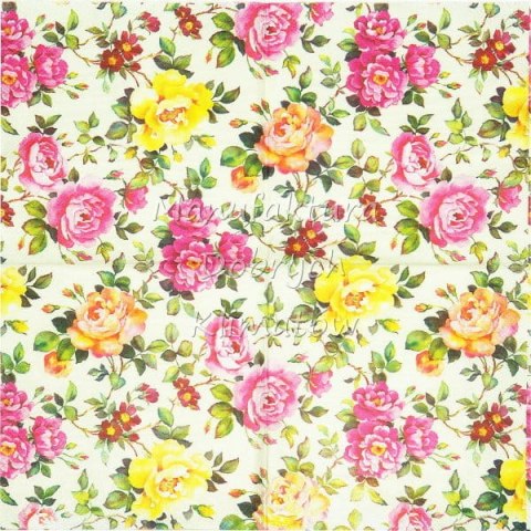 Serwetka nr. 2476 Rosery [33x33]