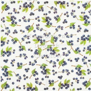 Serwetka nr. 2481 Blueberries [33x33]