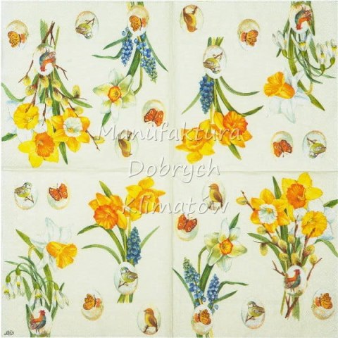 Serwetka nr. 2485 Easter garden [33x33]