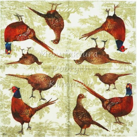 Serwetka nr. 2491 Pheasant [33x33]