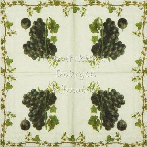 Serwetka nr. 2505 Grape harvest red [25x25]