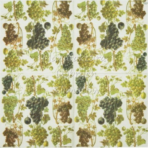 Serwetka nr. 2513 Grape harvest [33x33]
