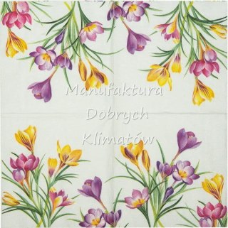 Serwetka nr. 2515 Woodland crocus [33x33]