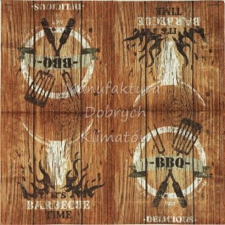 Serwetka nr. 2527 Barbecue time [33x33]