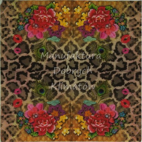 Serwetka nr. 2532 Panter flower [33x33]