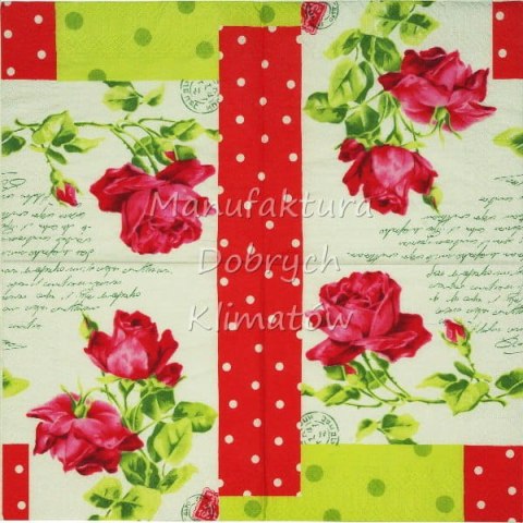Serwetka nr. 2533 Letter&rose [33x33]