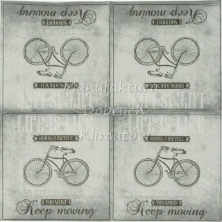 Serwetka nr. 2541 Life is like grey [33x33]