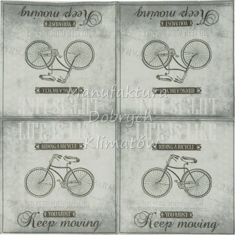 Serwetka nr. 2541 Life is like grey [33x33]