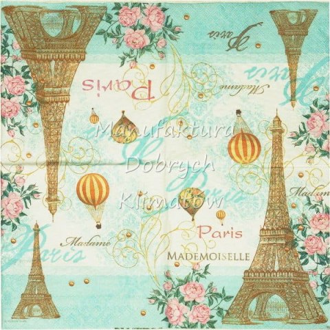 Serwetka nr. 2546 Toujours Paris [33x33]
