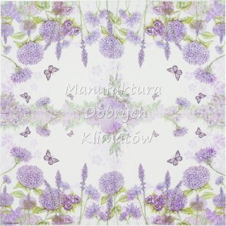 Serwetka nr. 2570 Purple wildflowers [33x33]