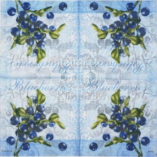 Serwetka nr. 2574 Blueberries [33x33]