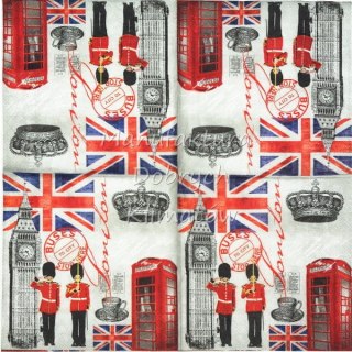 Serwetka nr. 2578 London time [33x33]