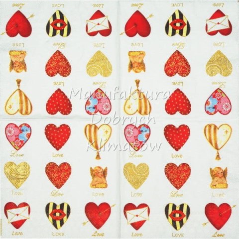 Serwetka nr. 2588 Love [33x33]