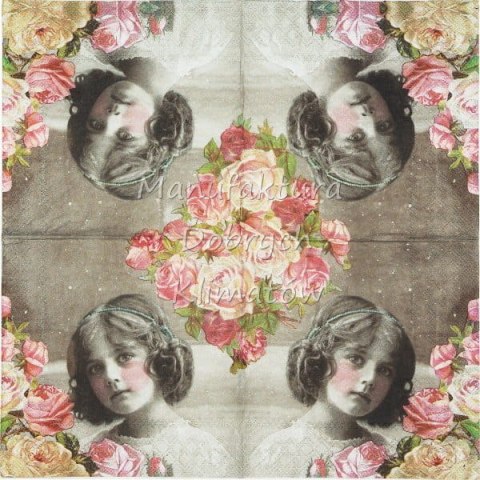 Serwetka nr. 2591 Flower girl [33x33]