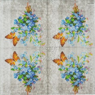 Serwetka nr. 2594 Myosotis [33x33]