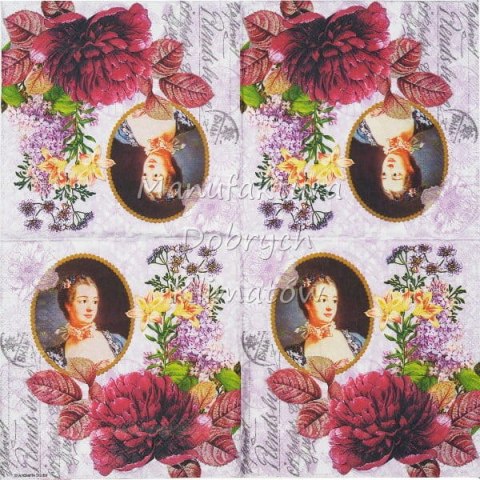 Serwetka nr. 2595 Madame Pompadour [33x33]