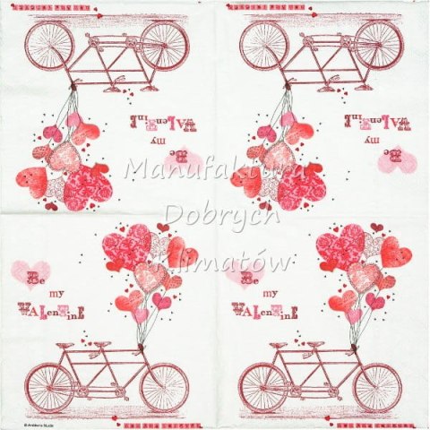 Serwetka nr. 2608 Be my Valentine [33x33]
