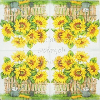 Serwetka nr. 2622 Garden of sunflowers [33x33]