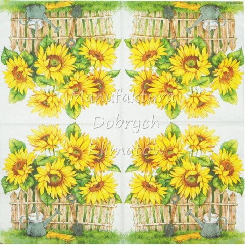 Serwetka nr. 2622 Garden of sunflowers [33x33]