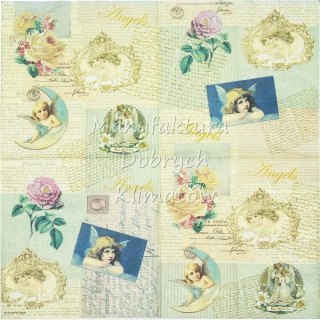 Serwetka nr. 2628 Romantic angels [33x33]