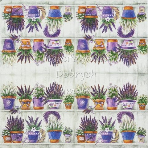 Serwetka nr. 2631 Lavender range [33x33]