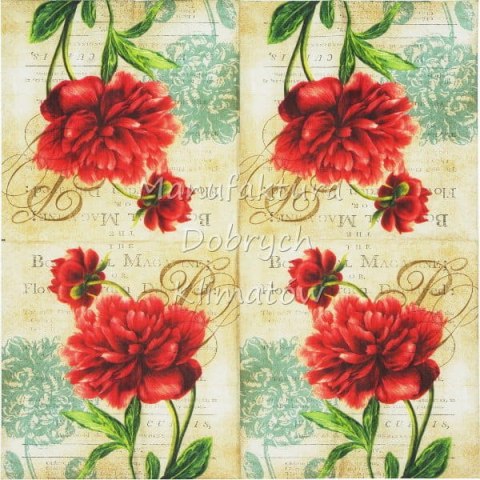 Serwetka nr. 2655 Red Rose [33x33]