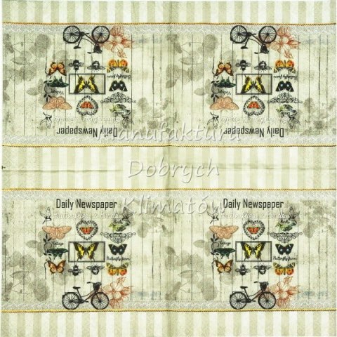 Serwetka nr. 2657 Daily Newspaper [33x33]